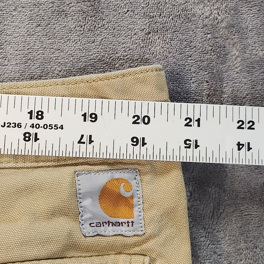 Carhartt Pants Mens 42x32 Beige Relaxed Straight Rigby Dungaree 103574 253 - Picture 9 of 10